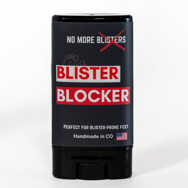 blister prevention, blister blocker, blister skincare, prevent blisters, blister prone feet, how to treat blisters, blisters for endurance sports, blister cream, blister salve
