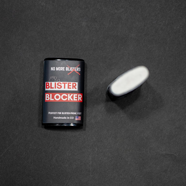 blister prevention, blister blocker, blister skincare, prevent blisters, blister prone feet, how to treat blisters, blisters for endurance sports, blister cream, blister salve