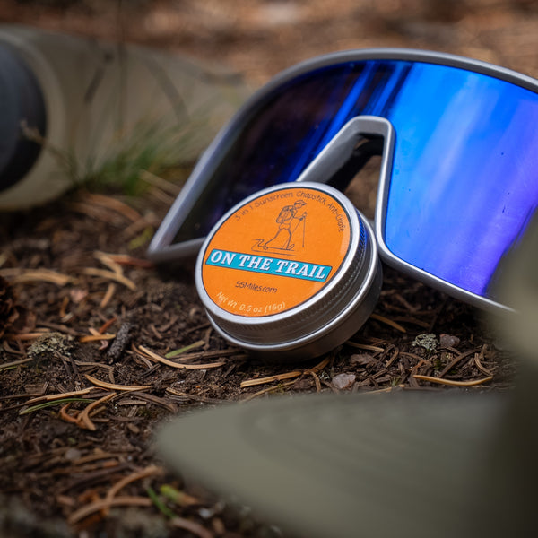 On The Trail 3 in 1 Stick · Chapstick · Sun Block · Anti Chafe
