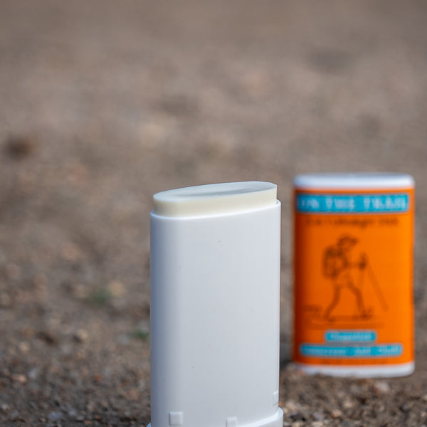On The Trail 3 in 1 Stick · Chapstick · Sun Block · Anti Chafe