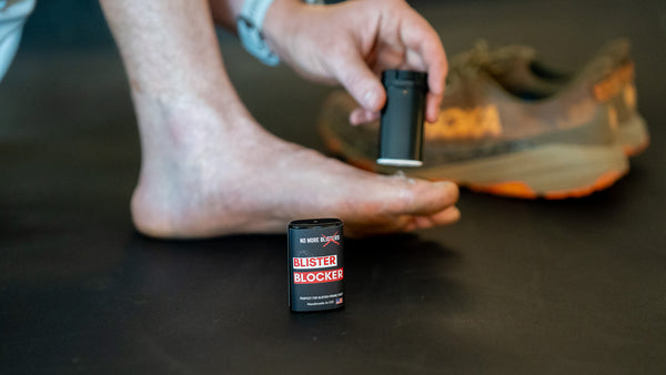 blister prevention, blister blocker, blister skincare, prevent blisters, blister prone feet, how to treat blisters, blisters for endurance sports, blister cream, blister salve