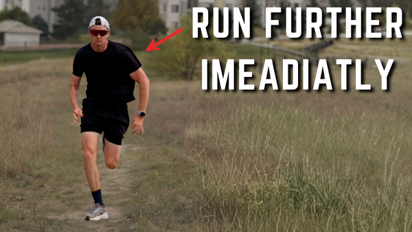 Kramer running a long distance. 