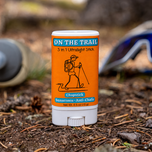 On The Trail 3 in 1 Stick · Chapstick · Sun Block · Anti Chafe
